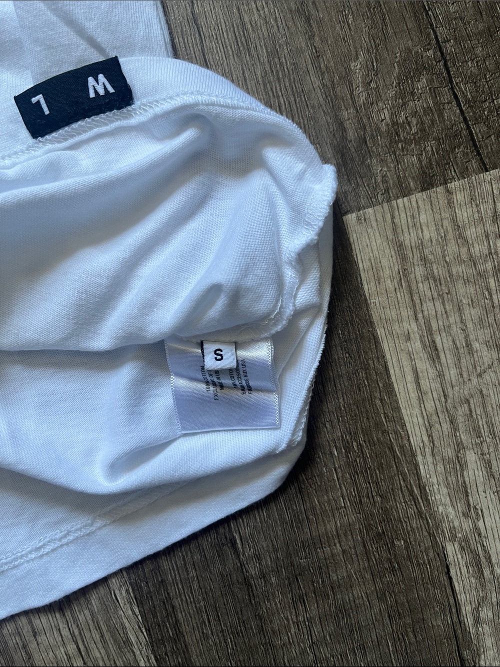 Proenza Schouler White Label Asymmetrical logo t-shirt - Picture 5 of 5